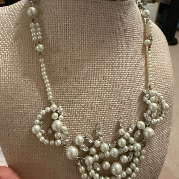 Givenchy Pearl and Crystal Necklace - Picture 4 of 8